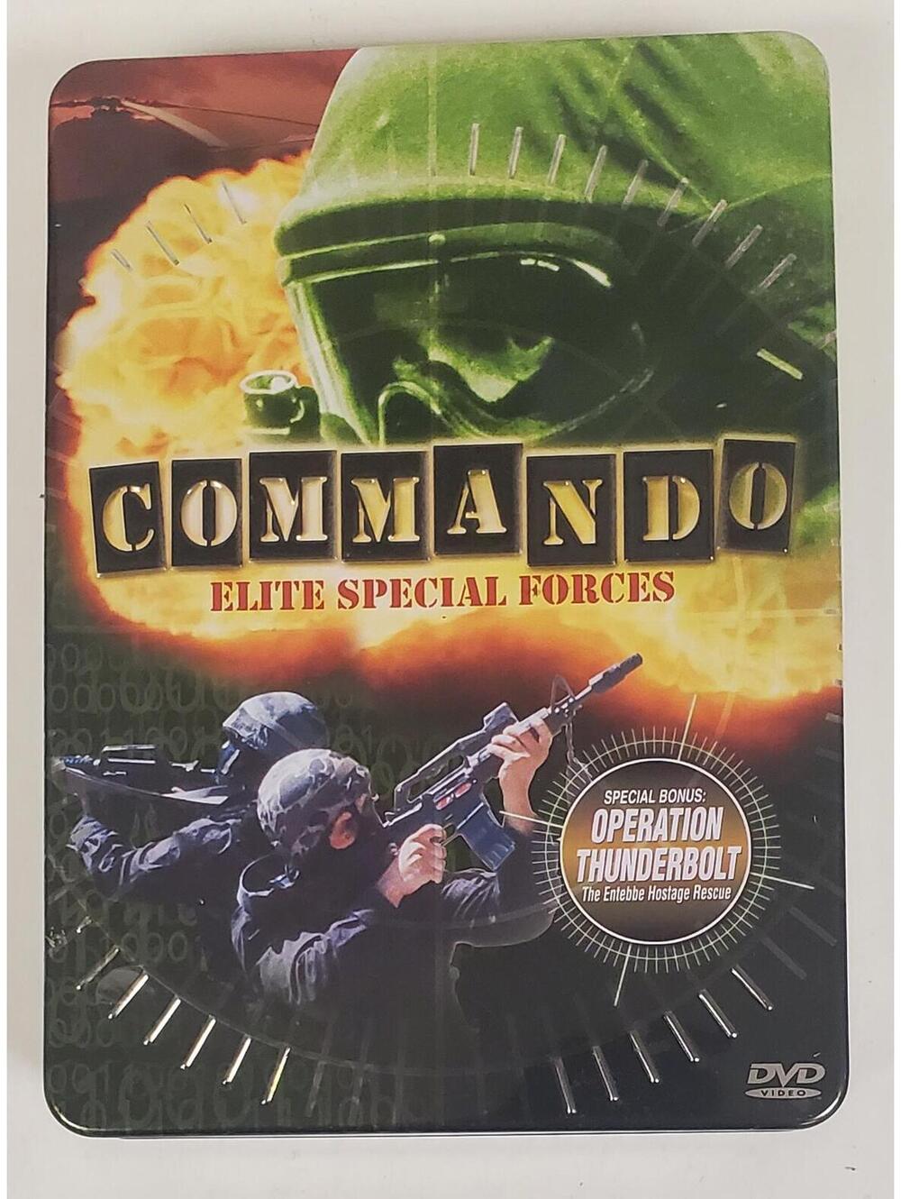 Commando Elite Special Forces DVD Set with Operation Thunderbolt Bonus VG